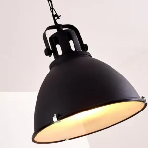 hofstein Suspension Jonsered Noir, 1 lumière* Lampes En Verre