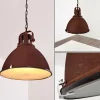 hofstein Suspension Jonsered Rouille, 1 lumière* Lampes En Verre