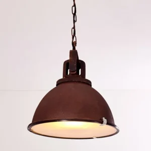 hofstein Suspension Jonsered Rouille, 1 lumière* Lampes En Verre