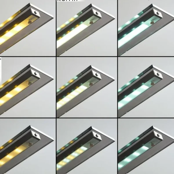 hofstein Suspension Junsele LED Noir, 1 lumière* Lampes En Verre