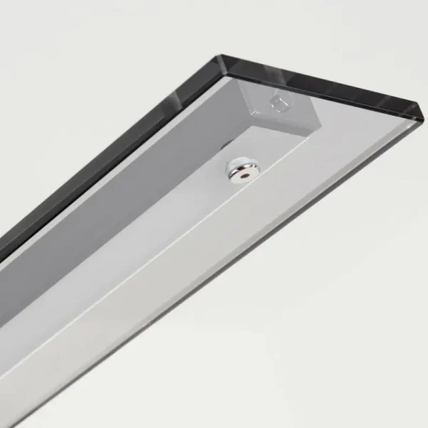 hofstein Suspension Junsele LED Noir, 1 lumière* Lampes En Verre