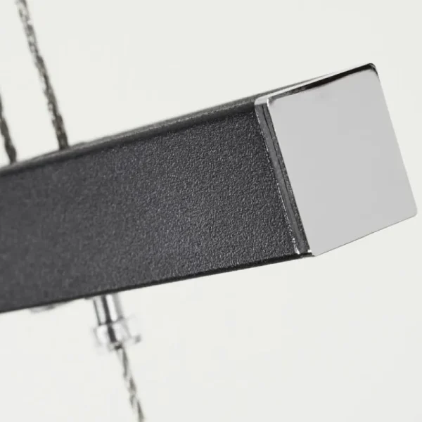 hofstein Suspension Junsele LED Noir, 1 lumière* Lampes En Verre