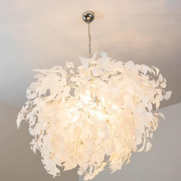hofstein Suspension Kallax Blanc, 4 lumières* Lampes Modernes
