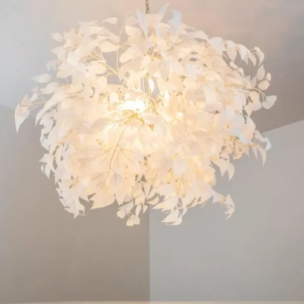 hofstein Suspension Kallax Blanc, 4 lumières* Lampes Modernes