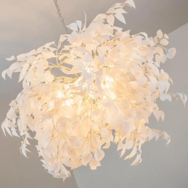 hofstein Suspension Kallax Blanc, 4 lumières* Lampes Modernes