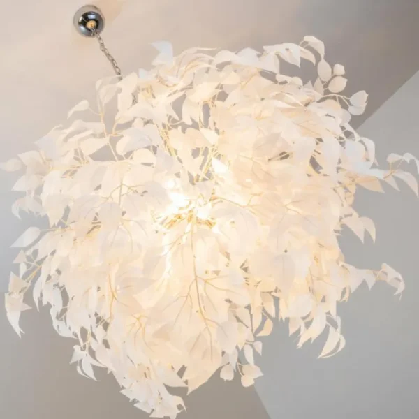 hofstein Suspension Kallax Blanc, 4 lumières* Lampes Modernes