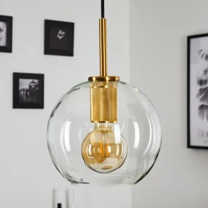 hofstein Suspension Karo Laiton, 1 lumière* Lampes En Verre