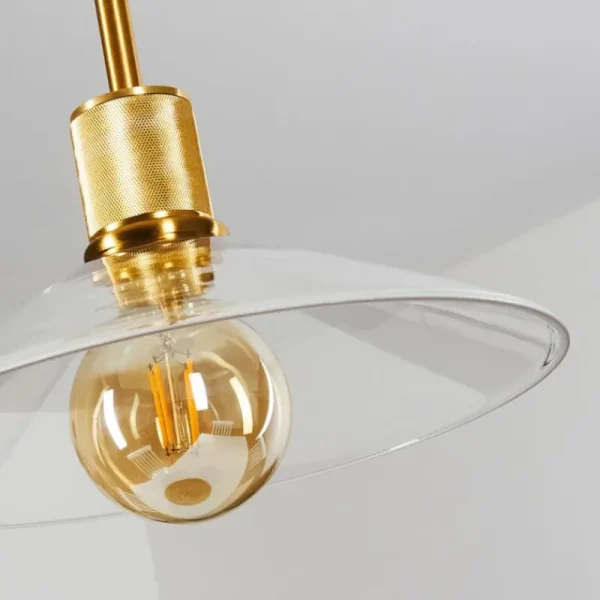hofstein Suspension Karo Laiton, 1 lumière* Lampes En Verre