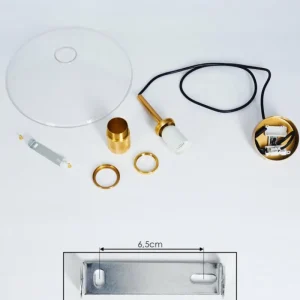 hofstein Suspension Karo Laiton, 1 lumière* Lampes En Verre