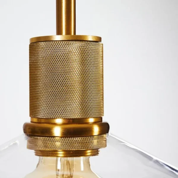 hofstein Suspension Karo Laiton, 1 lumière* Lampes En Verre