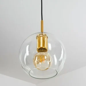 hofstein Suspension Karo Laiton, 1 lumière* Lampes En Verre