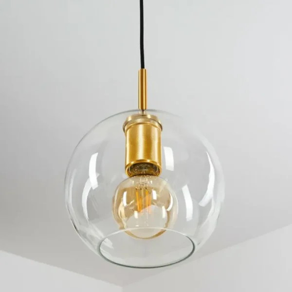 hofstein Suspension Karo Laiton, 1 lumière* Lampes En Verre