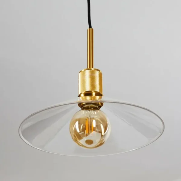 hofstein Suspension Karo Laiton, 1 lumière* Lampes En Verre