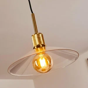 hofstein Suspension Karo Laiton, 1 lumière* Lampes En Verre