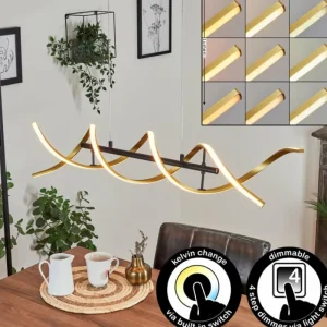 hofstein Suspension Khovet LED Noir, 1 lumière* Lampes Modernes