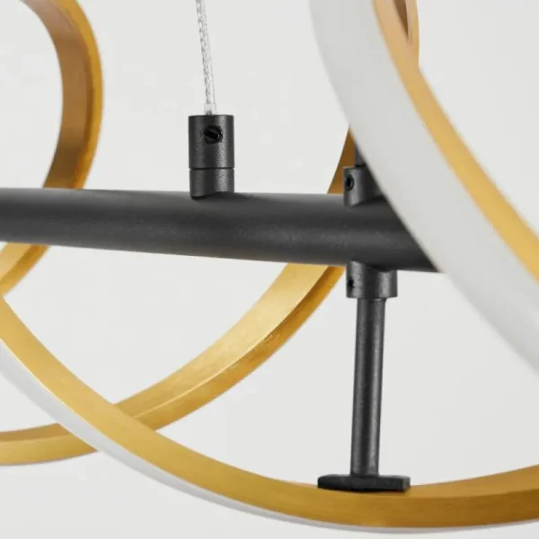 hofstein Suspension Khovet LED Noir, 1 lumière* Lampes Modernes