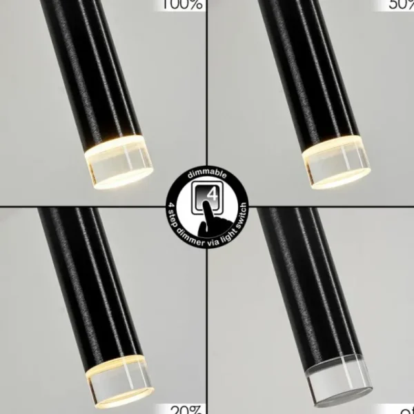 hofstein Suspension Krachang LED Aluminium, 1 lumière* Lampes Modernes