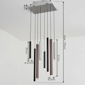hofstein Suspension Krachang LED Aluminium, 1 lumière* Lampes Modernes