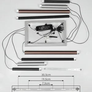 hofstein Suspension Krachang LED Aluminium, 1 lumière* Lampes Modernes