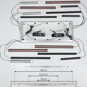 hofstein Suspension Krachang LED Aluminium, 1 lumière* Lampes Modernes