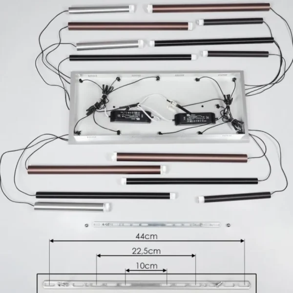hofstein Suspension Krachang LED Aluminium, 1 lumière* Lampes Modernes