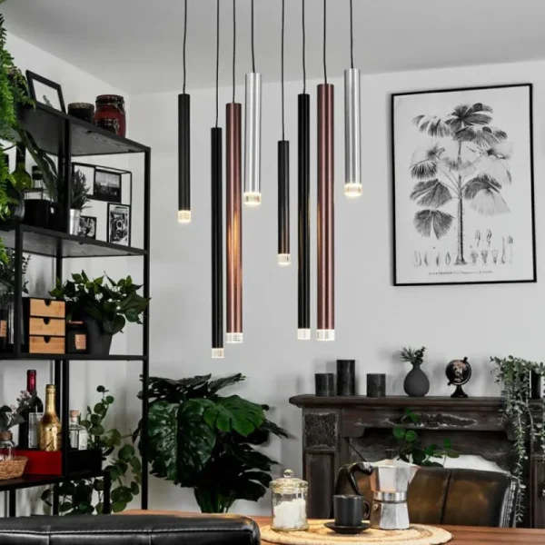 hofstein Suspension Krachang LED Aluminium, 1 lumière* Lampes Modernes