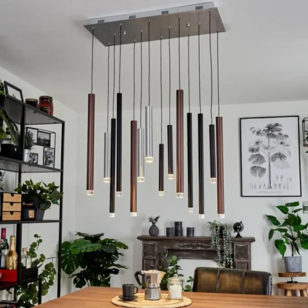 hofstein Suspension Krachang LED Aluminium, 1 lumière* Lampes Modernes