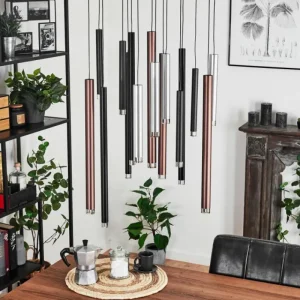 hofstein Suspension Krachang LED Aluminium, 1 lumière* Lampes Modernes