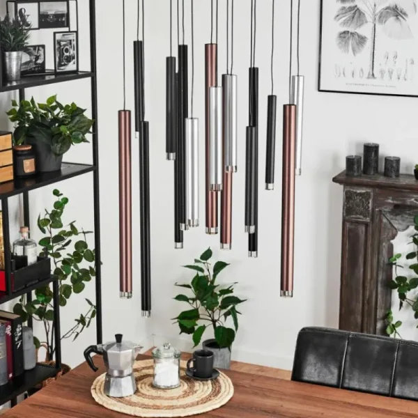 hofstein Suspension Krachang LED Aluminium, 1 lumière* Lampes Modernes