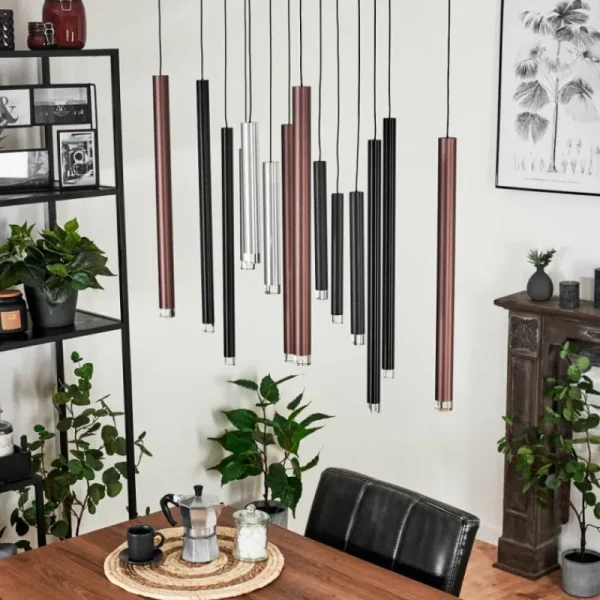 hofstein Suspension Krachang LED Aluminium, 1 lumière* Lampes Modernes