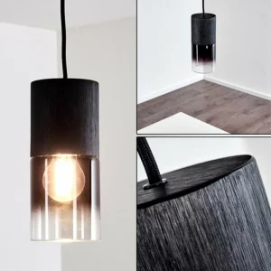 hofstein Suspension Kuparuk Noir, 1 lumière* Lampes Modernes