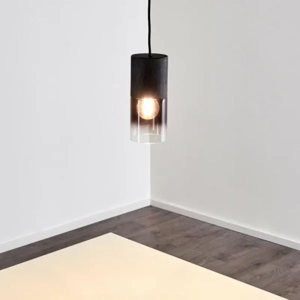hofstein Suspension Kuparuk Noir, 1 lumière* Lampes Modernes