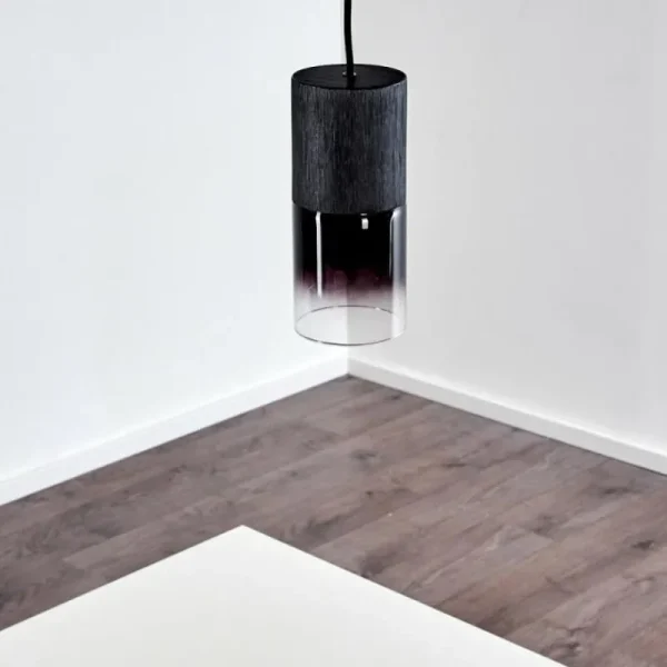hofstein Suspension Kuparuk Noir, 1 lumière* Lampes Modernes