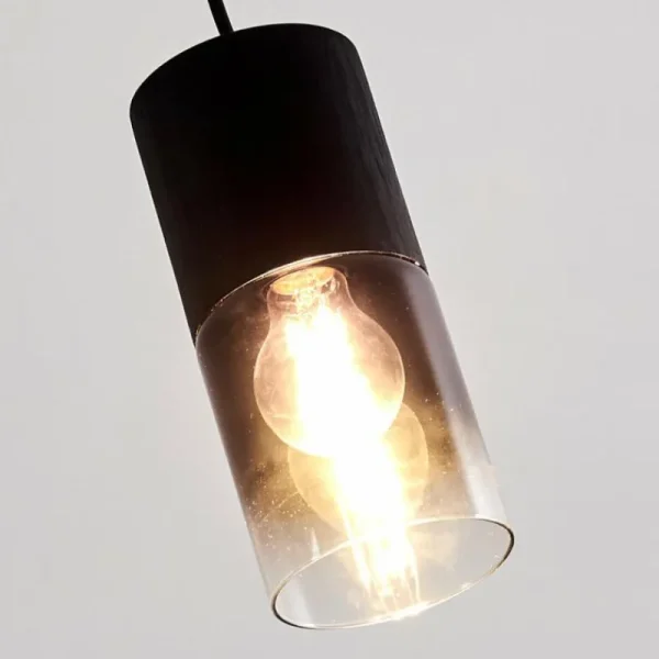 hofstein Suspension Kuparuk Noir, 1 lumière* Lampes Modernes