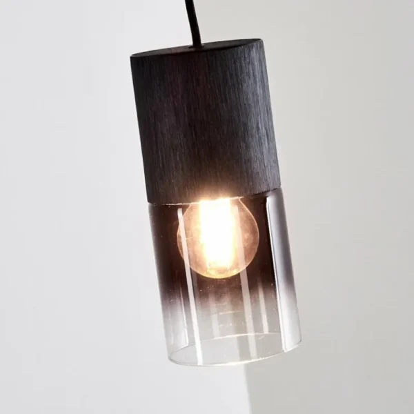 hofstein Suspension Kuparuk Noir, 1 lumière* Lampes Modernes