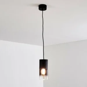 hofstein Suspension Kuparuk Noir, 1 lumière* Lampes Modernes