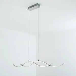 hofstein Suspension Kurikko LED Nickel mat, 1 lumière* Lampes Modernes