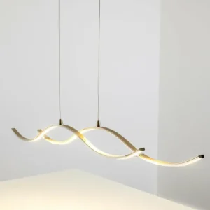 hofstein Suspension Kurikko LED Nickel mat, 1 lumière* Lampes Modernes