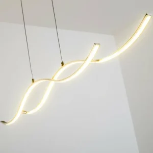 hofstein Suspension Kurikko LED Nickel mat, 1 lumière* Lampes Modernes