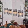 hofstein Suspension Lagielas Noir, 4 lumières* Lampes Modernes