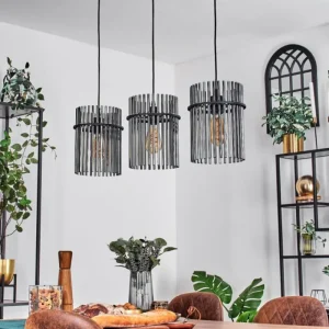 hofstein Suspension Lagielas Noir, 3 lumières* Lampes Modernes