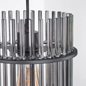 hofstein Suspension Lagielas Noir, 3 lumières* Lampes Modernes