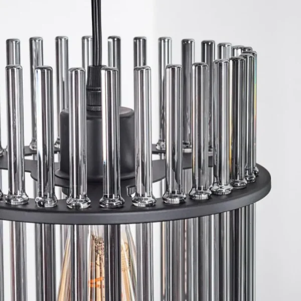 hofstein Suspension Lagielas Noir, 3 lumières* Lampes Modernes