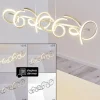 hofstein Suspension Lavaca LED Argenté, 4 lumières* Lampes Modernes