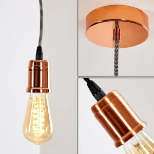 hofstein Suspension Lemone Cuivre, 1 lumière* Lampes Modernes