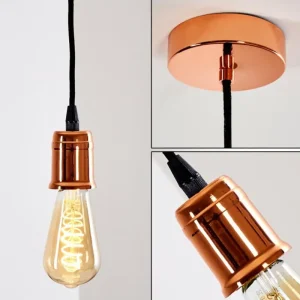 hofstein Suspension Lemone Cuivre, 1 lumière* Lampes Modernes