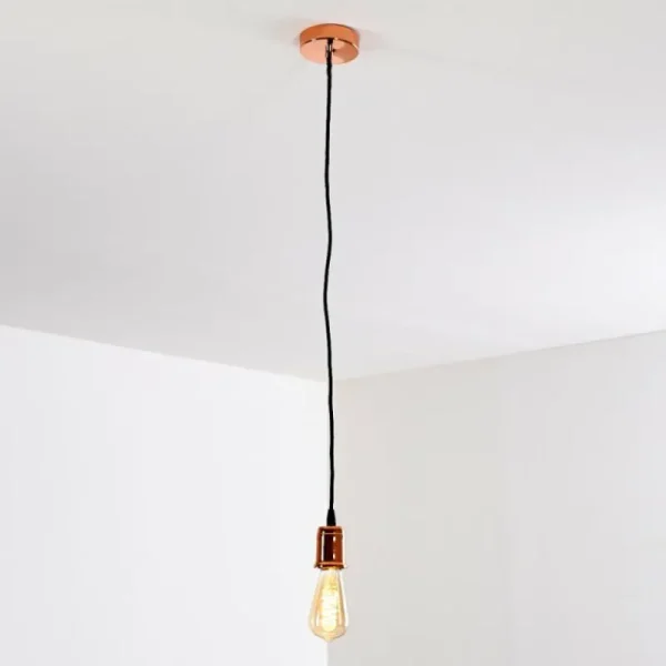 hofstein Suspension Lemone Cuivre, 1 lumière* Lampes Modernes