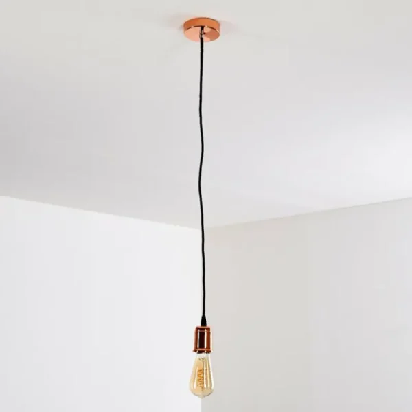 hofstein Suspension Lemone Cuivre, 1 lumière* Lampes Modernes