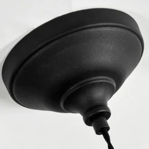 hofstein Suspension Lemone Noir, 1 lumière* Lampes Modernes