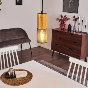 hofstein Suspension Lengalau Noir, 1 lumière* Lampes Modernes